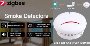 EN14604 10 year life Zigbee smoke alarm smart smoke detector