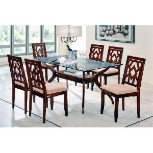 NILKAMAL LOPEZ 6 SEATER DINING TABLE SET