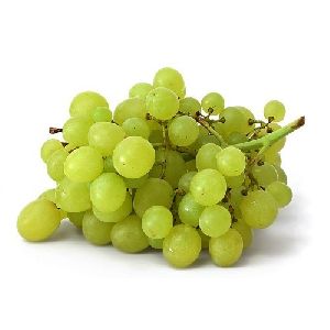 fresh green grapes