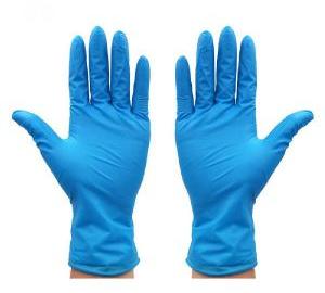 Blue Nitrile Disposable Gloves Powder Free Medical PPE Size L