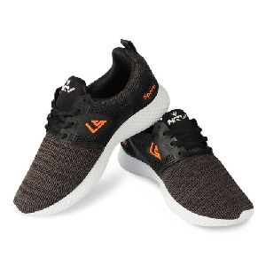 HRV SPORTS Mens Black & Orange Running Shoes