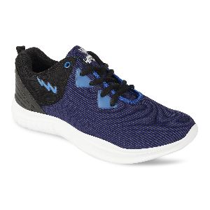 HRV SPORTS Men's Blue &amp; Black Running Shoes