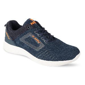 HRV SPORTS Men's Blue &amp; Orange Running Shoes
