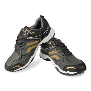 HRV SPORTS Mens D Grey & Golden Running Shoes