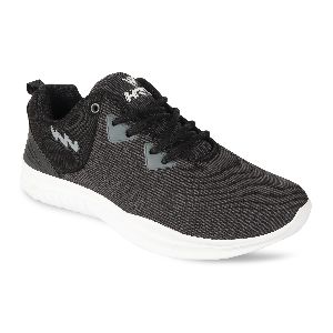 HRV SPORTS Men\'s Grey & Black Running Shoes