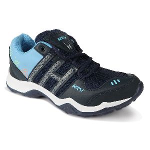 HRV SPORTS Men's Navy Blue/Sky Running Shoes