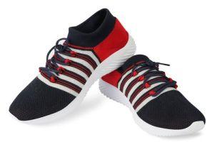 HRV SPORTS Mens Navy Blue & Red Running Shoes