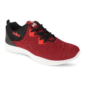 HRV SPORTS Men's Red & Black Running Shoes