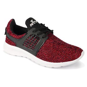 HRV SPORTS Men's Red &amp; Black Running Shoes