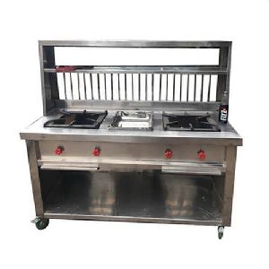 2 Burner Stove Cooking Range Counter
