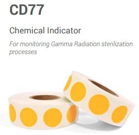 GAMMA dot chemical indicators adhesive