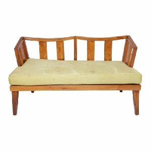 Rajtai Wooden Bed with Cushion Seat