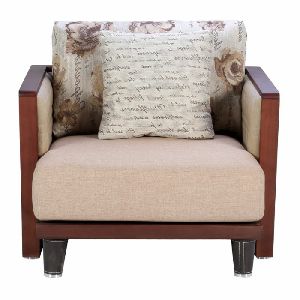 Rajtai Wooden Sofa with Pillow Set