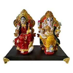Fibre Laxmi Ganesha Statues