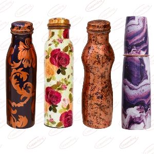 Colourful Copper Water Bottle