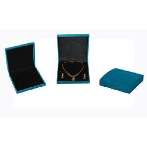 Ocean Blue Plastic Jewellery Box