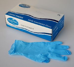 100% Latex Free Nitrile Gloves Stock