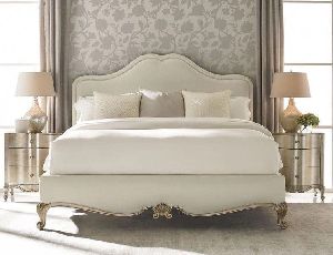 fancy double bed