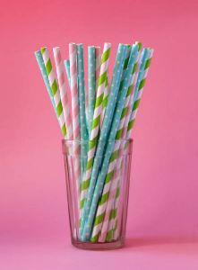 PAPER STRAW 6MM(MIX COLOUR)