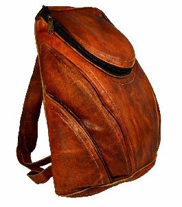 Laptop Leather Backpack 15H