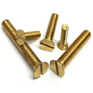 brass csk machine screw