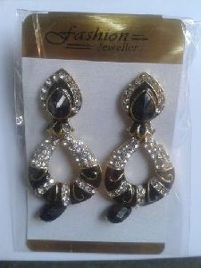 Kundan Meena Earrings