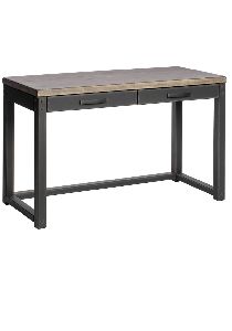 Heritage Weathered Wooden and Metal Writing Desk