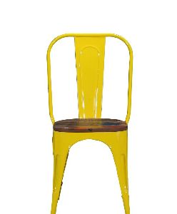 Rajtai Metal Bar Wooden Chair