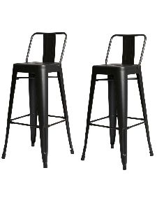 Set of 2 Metal Bar Chair