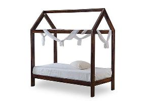 Solid Wood Kids Hut Poster Bed