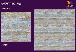 600x600mm Wood Series Matt Finish GVT-PGVT Vitrified Floor Tiles