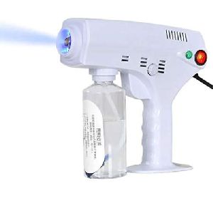 Nano Spray Gun Shaped Blue Light Nanos Steam Guns Hair Spray Machine Fogger Machine Ultra Fine Ato