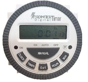 TM-619 12V DC Controller Programmable Digital Timer with Insulated Connecting Thimbles (White and Gr