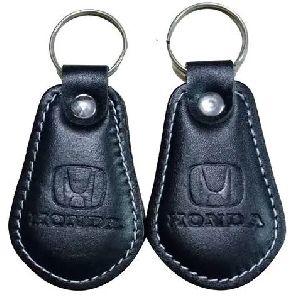Designer Leather Keychain