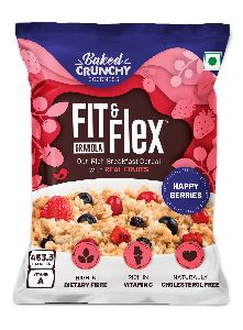 Happy Berries - Oat Rich Breakfast Cereal with Real Fruits (25 gm , 275 gm &amp; 450 gm)
