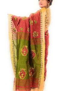 Embroidered Handloom Silk Saree