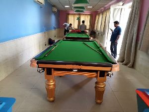 Golden Wooden Pool Table