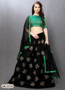 Designer silk lehenga for party wear collection