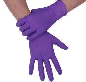 Purple Latex Gloves