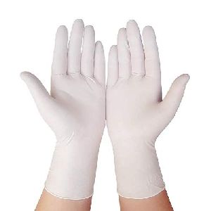 White Nitrile Gloves