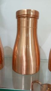 Plain Copper Sugar Pot