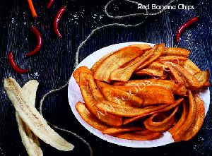 Red Banana Chips, For Snacks, Taste : Crunchy, Salty