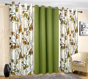 Plain Silk Modern Curtain, Feature : Attractive Look