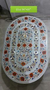 Marble Inlay Table Top