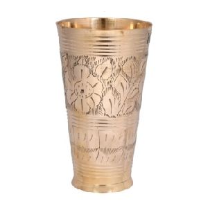 Designer Brass Glass