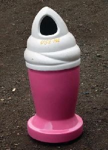 Ice Cream Shaped FRP Dustbin