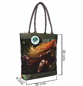 Canvas Tote Bag STB003- Wild Lady