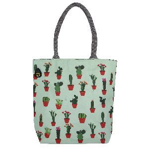 Canvas Tote Bag STB017- Cactus