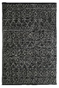 Handwoven Wool and Polyester Temple Rug
