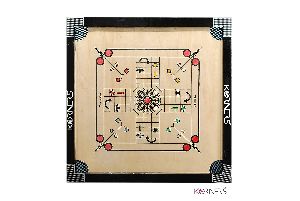 Korners Cut Pocket Carrom with Ludo Board (26 Inches)